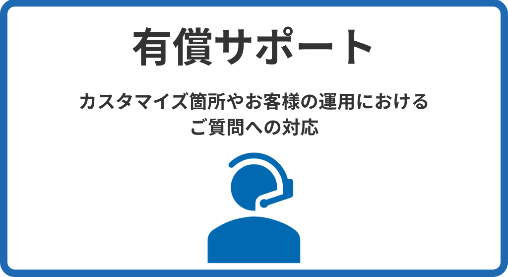有償サポート